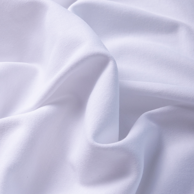 Printing on cotton interlock fabric